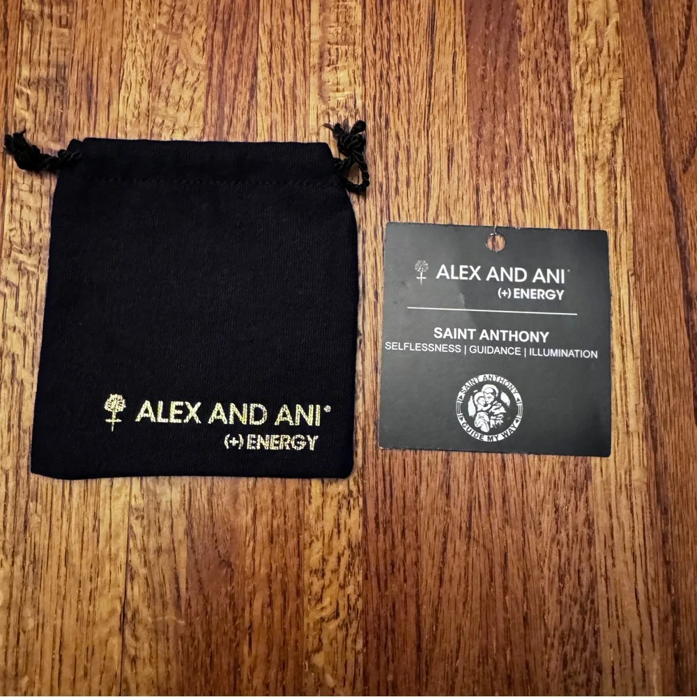 Alex and Ani black jewelry pouch